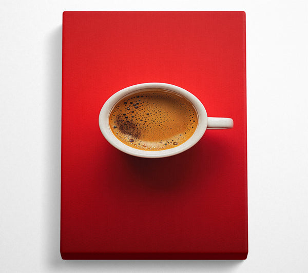  A Canvas Print of Coffee Crema Canvas Print