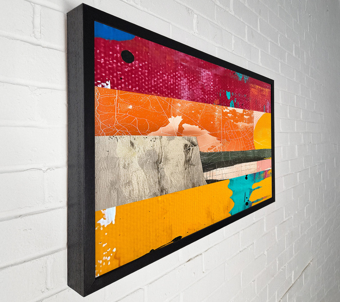  A Canvas Print of Collage Of Sun Canvas Art