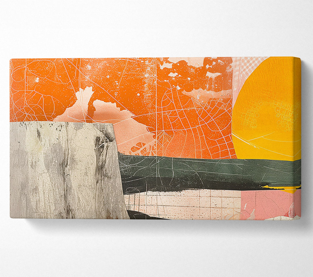  A Canvas Print of Collage Of Sun Canvas Art