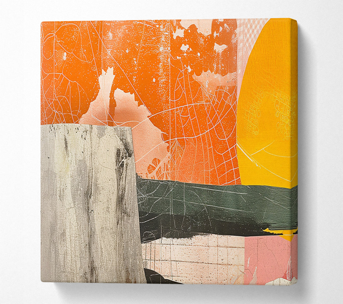  A Canvas Print of Collage Of Sun Canvas Art