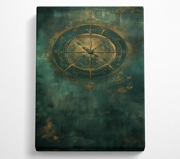  A Canvas Print of Compass Magic Canvas Print