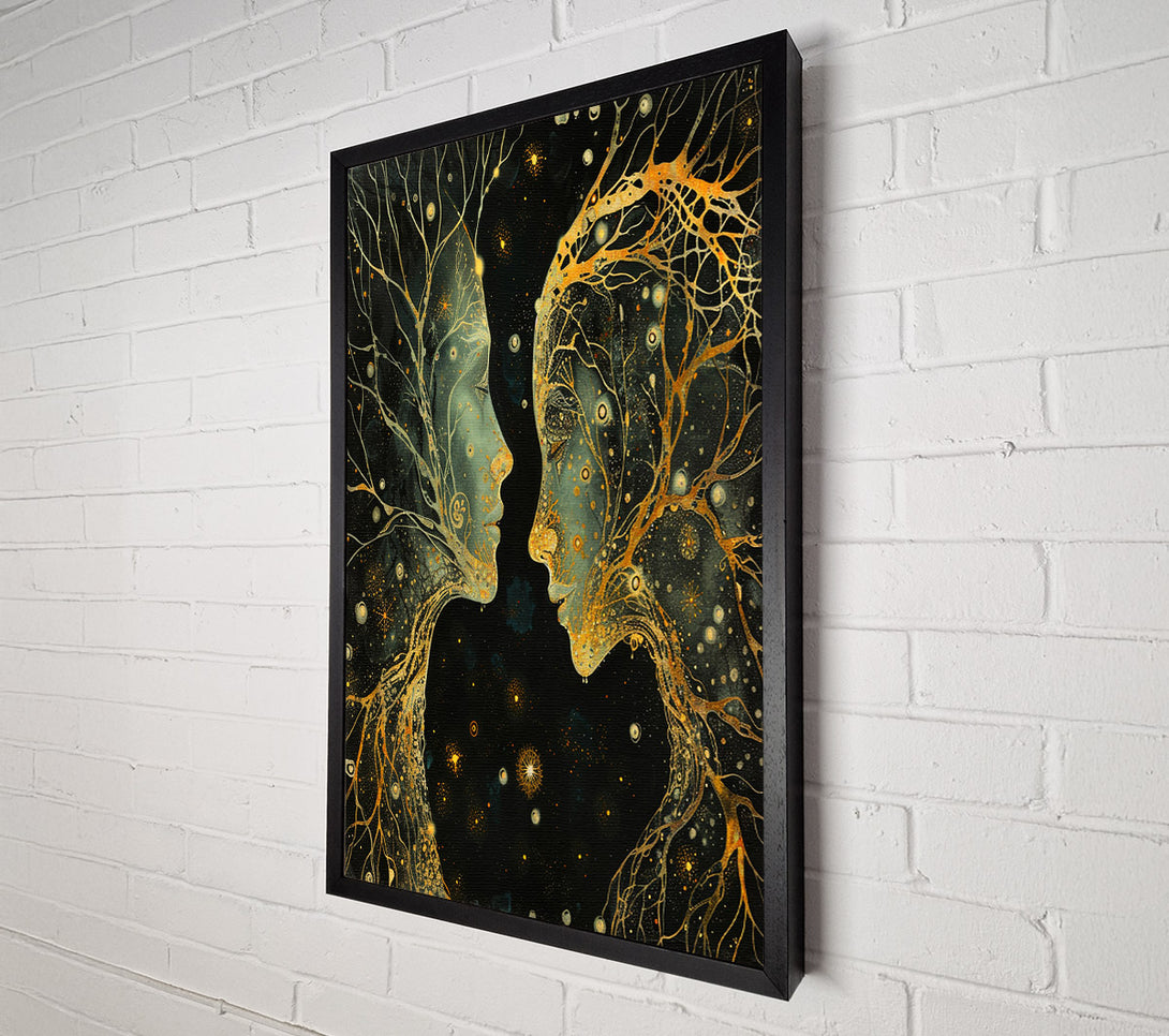  A Canvas Print of Cosmic Beings Canvas Art