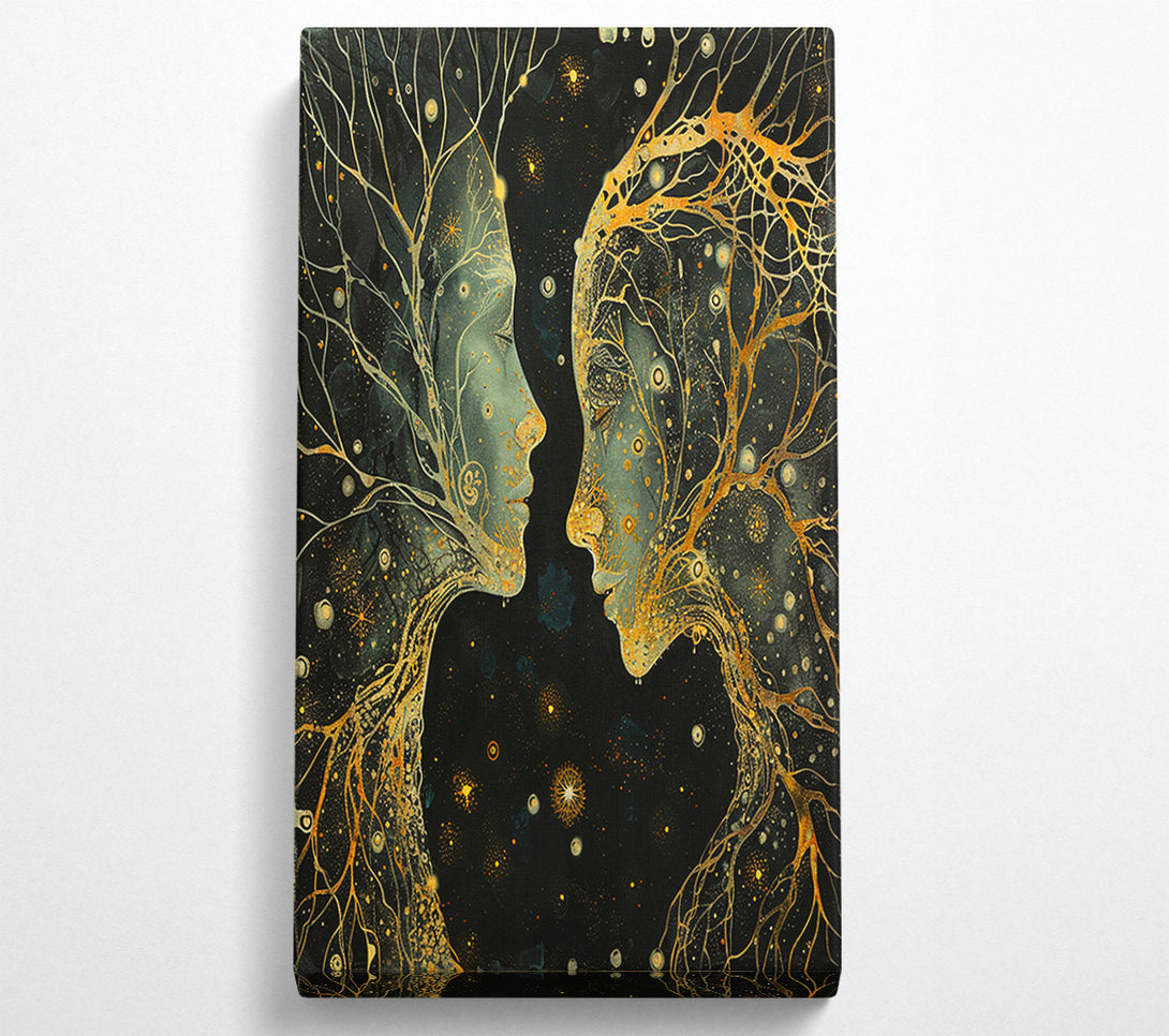  A Canvas Print of Cosmic Beings Canvas Art