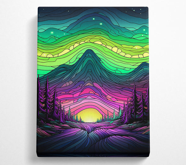  A Canvas Print of Cosmic Skies Canvas Wall Art