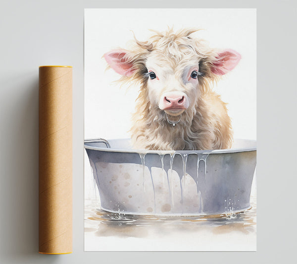 Cow Bath Print