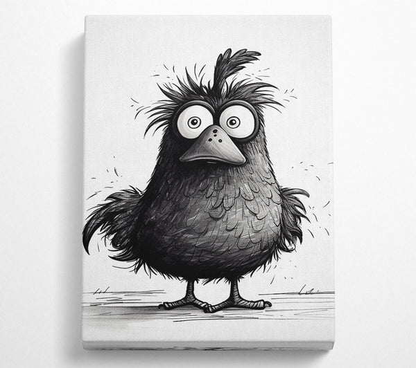  A Canvas Print of Crazy Bird Canvas Art