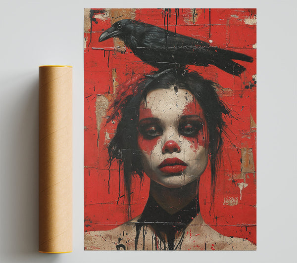 Crow On The Lady Poster
