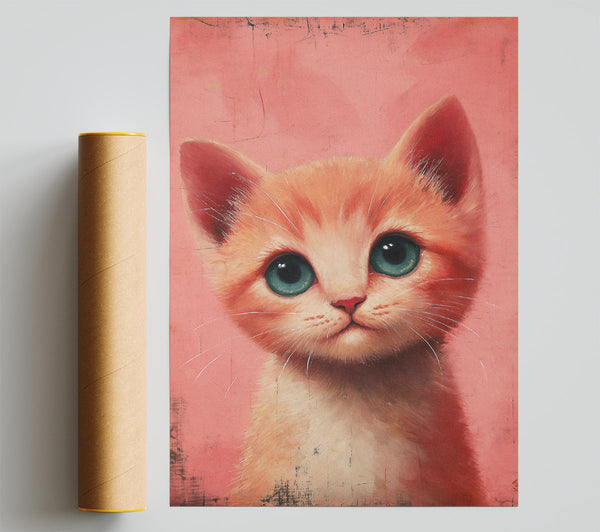 Cute Pussy Cat Giclee Print