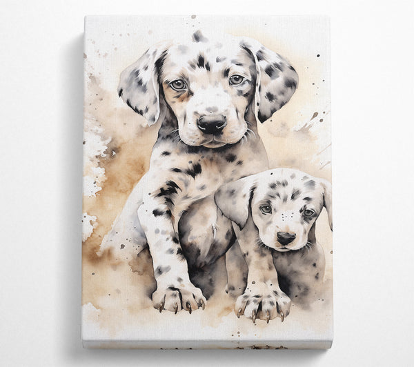  A Canvas Print of Dalmation Love Canvas Wall Art