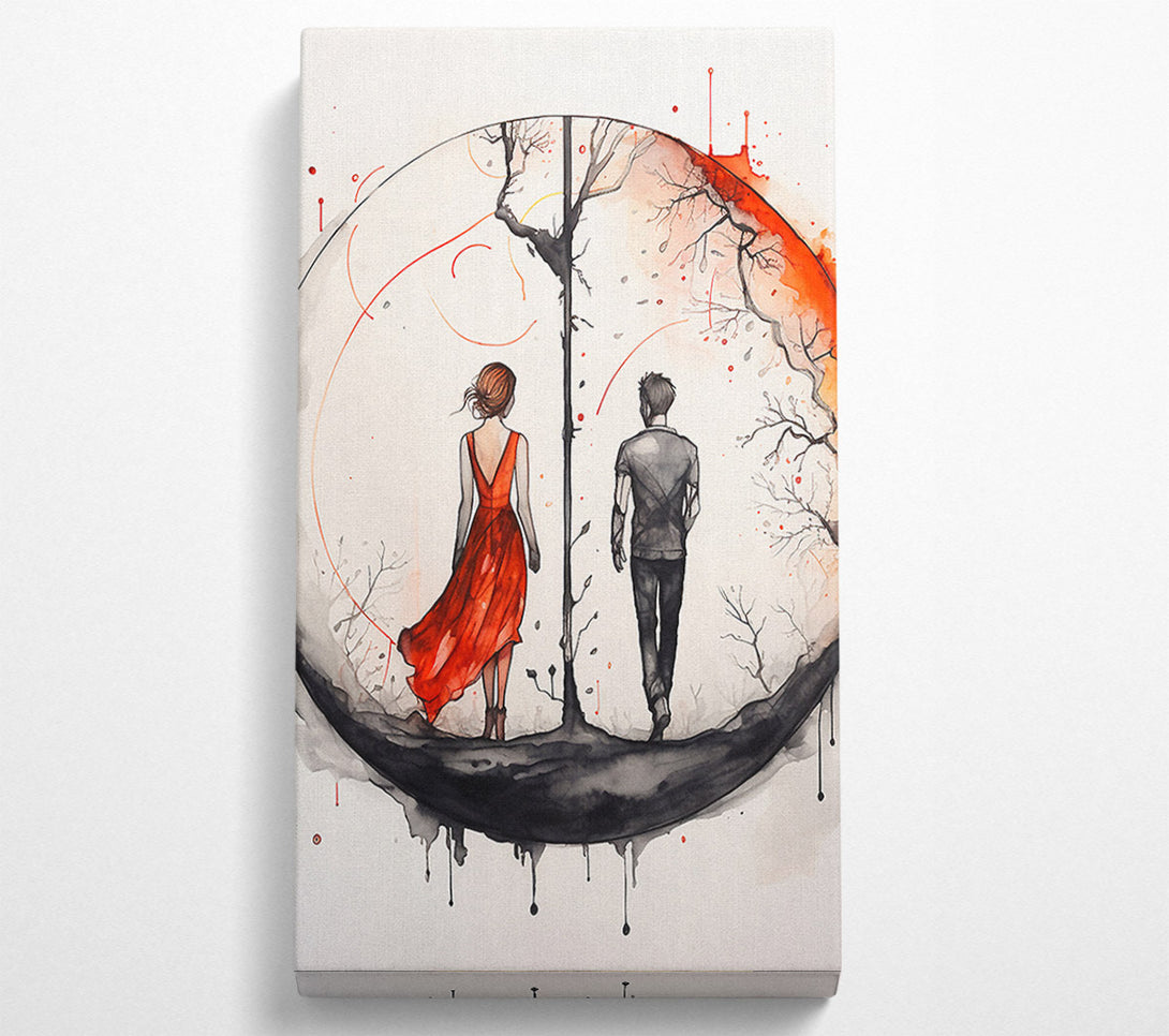  A Canvas Print of Dark Romance Canvas Wall Art