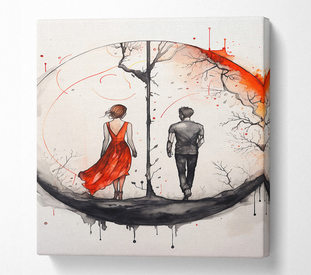  A Canvas Print of Dark Romance Canvas Wall Art