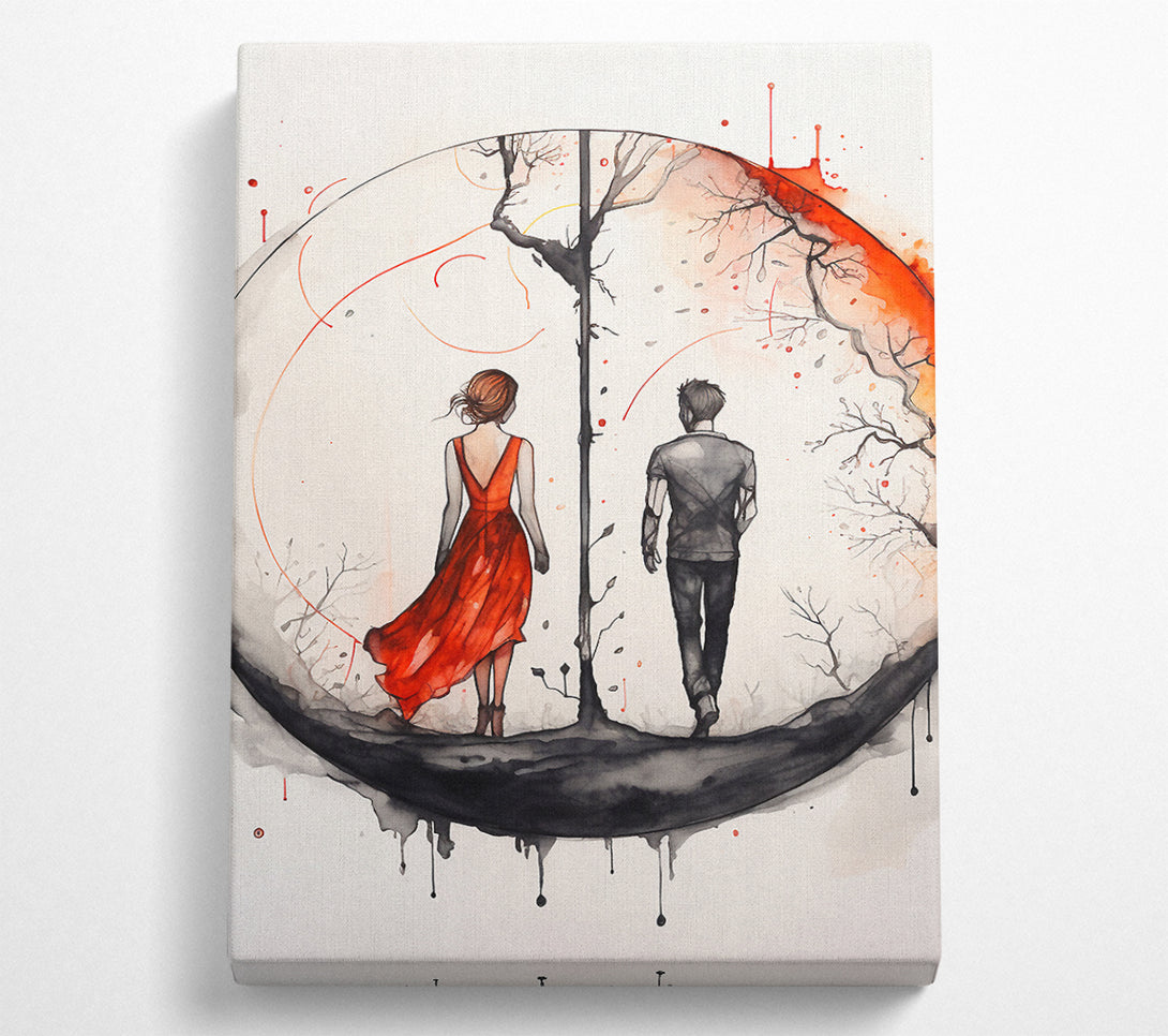  A Canvas Print of Dark Romance Canvas Wall Art