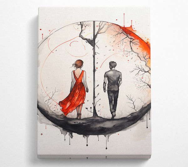  A Canvas Print of Dark Romance Canvas Wall Art