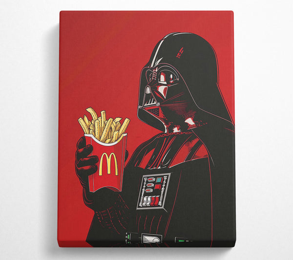  A Canvas Print of Darth Fries Canvas Art