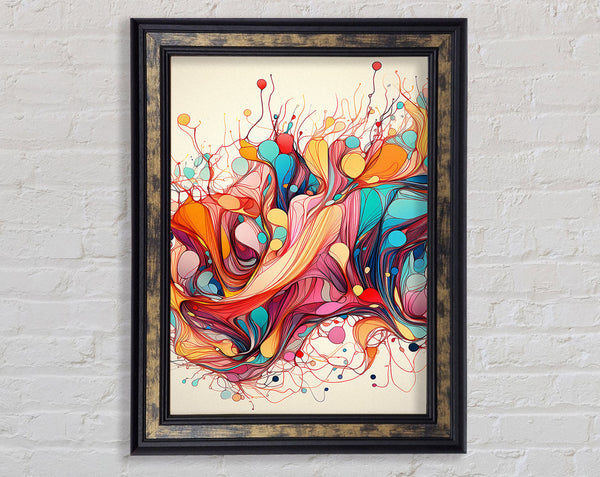 Details Of Illustration Framed Print