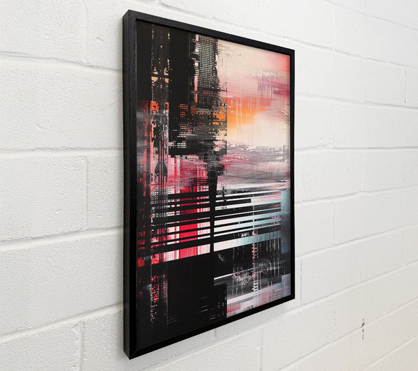 Distressed Abstract Lines