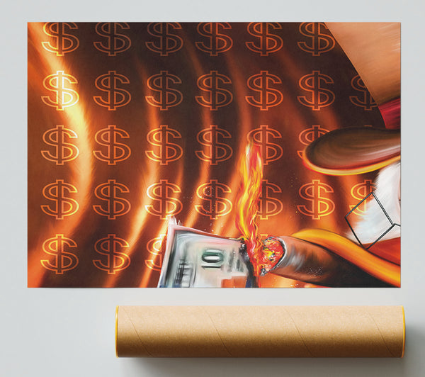 Dollar Duck Poster