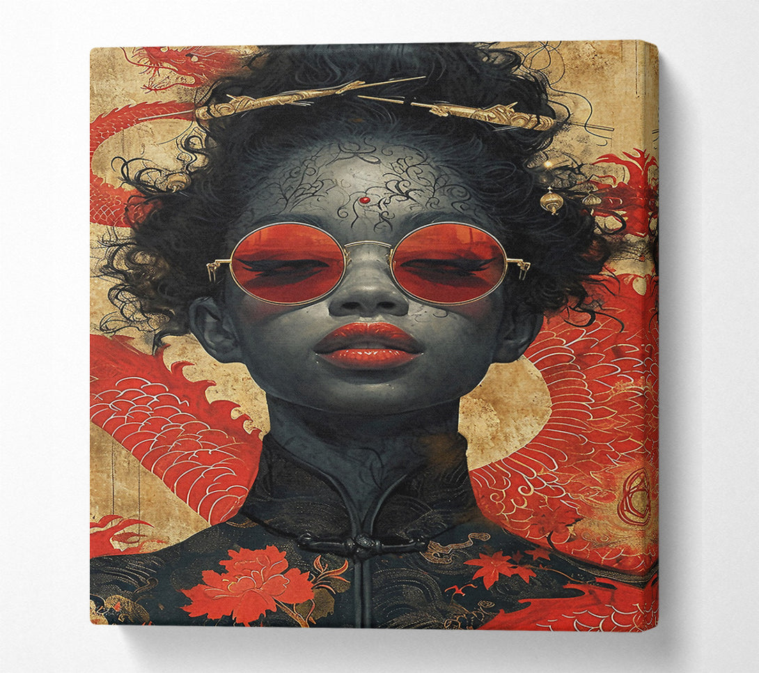  A Canvas Print of Dragon Empress Canvas Wall Art