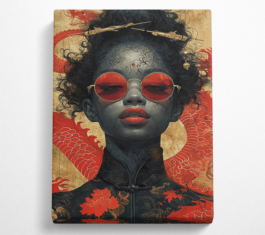  A Canvas Print of Dragon Empress Canvas Wall Art