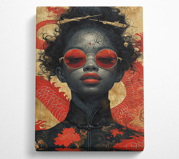  A Canvas Print of Dragon Empress Canvas Wall Art