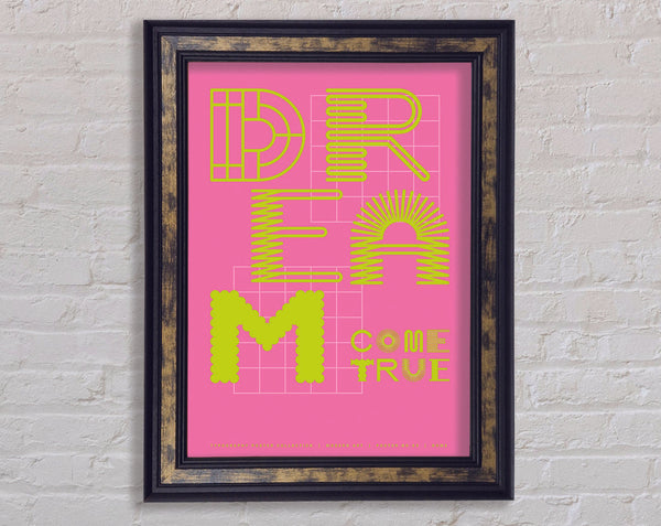 Dream Come True Framed Print