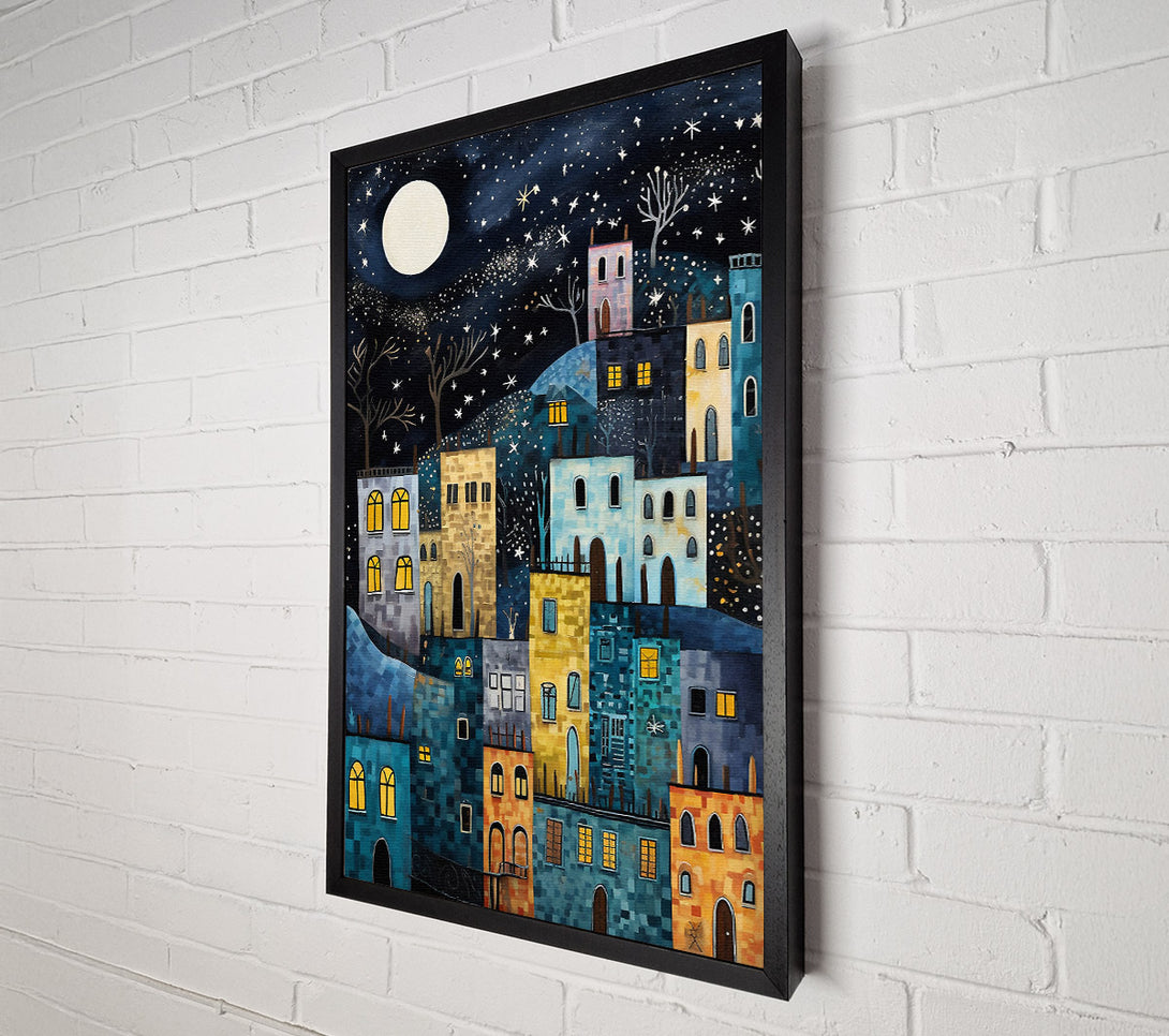  A Canvas Print of Dream Town Canvas Wall Art