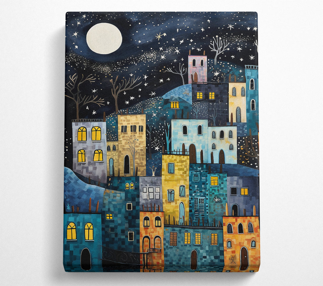  A Canvas Print of Dream Town Canvas Wall Art