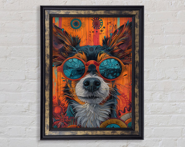 Dreamy Dog Framed Print