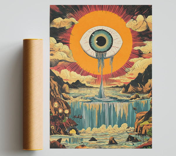 Dripping Eye Mountains Print