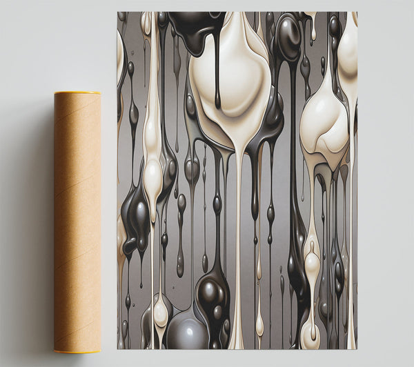 Drips Of Abstract Giclee Print