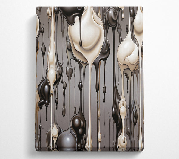  A Canvas Print of Drips Of Abstract Canvas Art