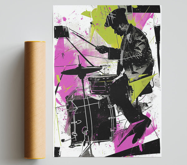 Drummer Music Poster