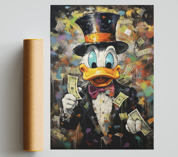 Duck Cash Money Giclee Print
