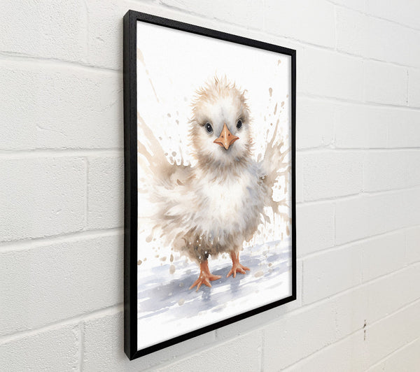 Duckling Splash Watercolour