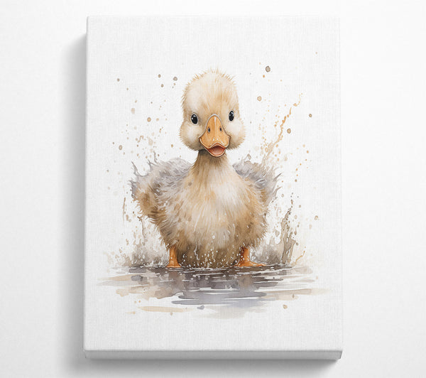  A Canvas Print of Duckling Canvas Art