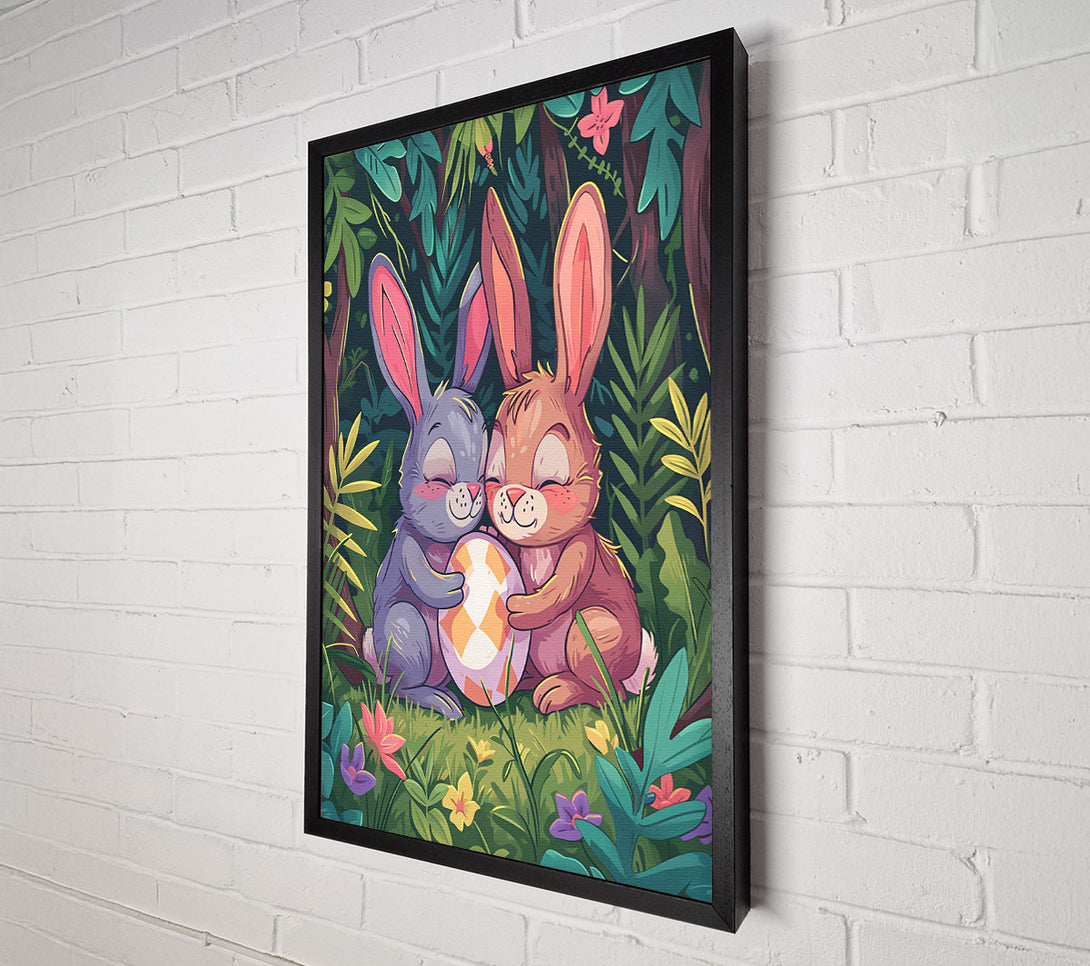  A Canvas Print of Easter Bunnies Canvas Art