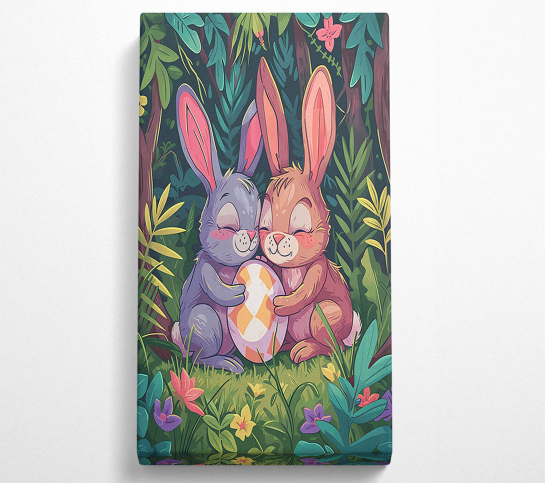  A Canvas Print of Easter Bunnies Canvas Art