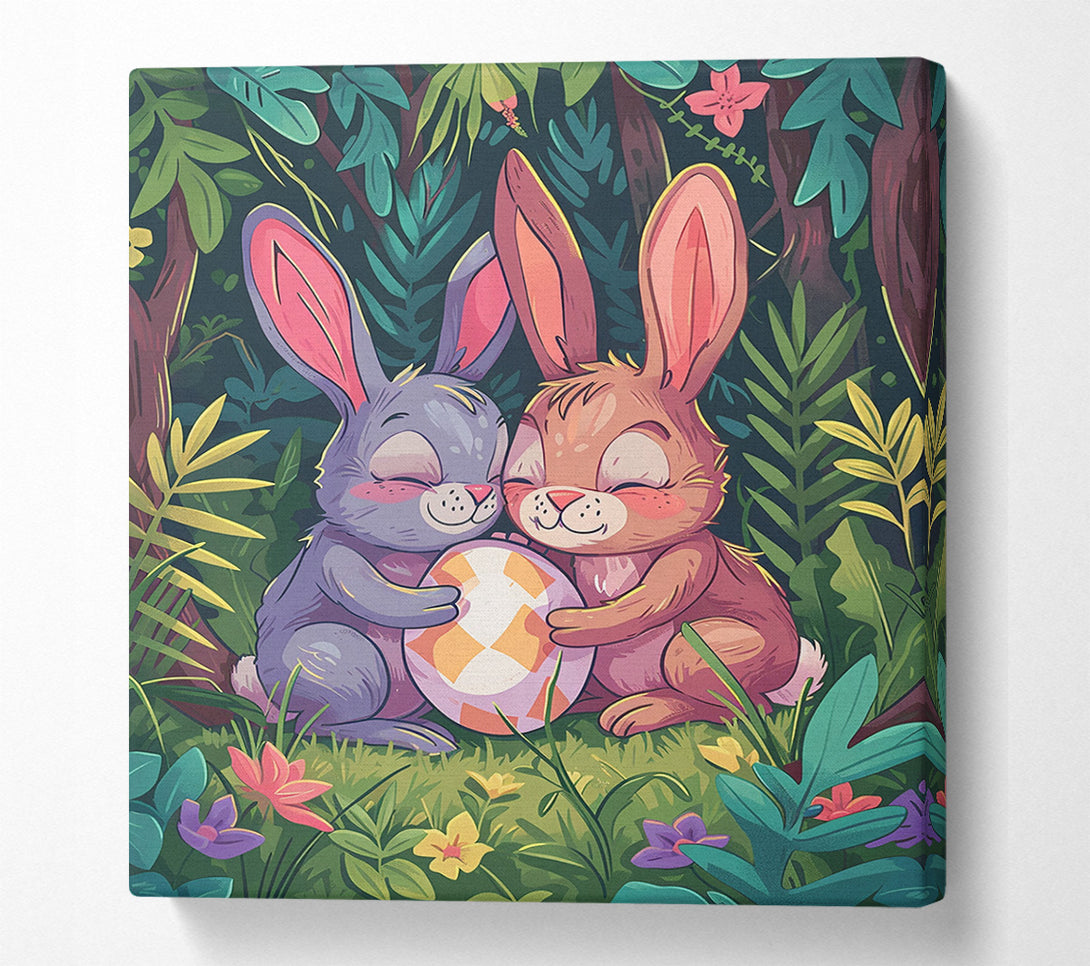 A Canvas Print of Easter Bunnies Canvas Art