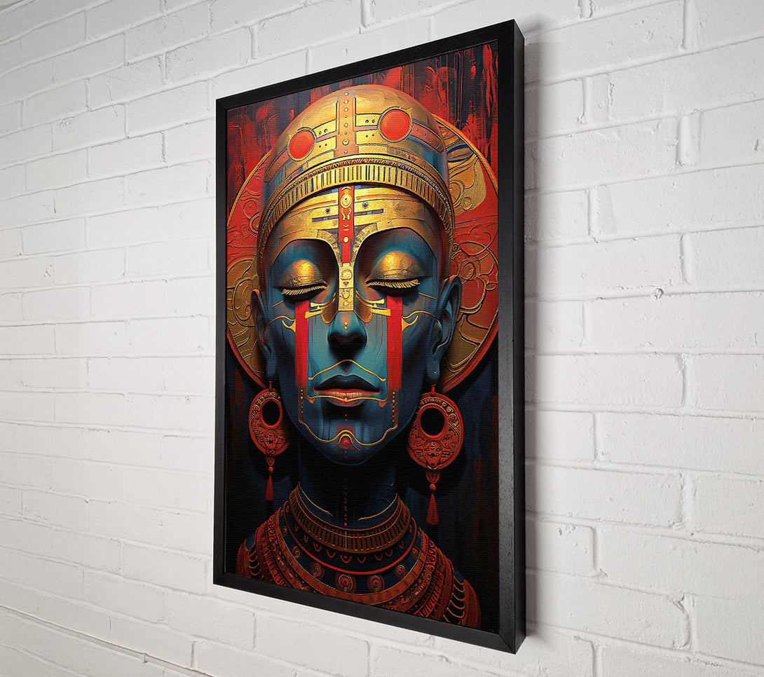  A Canvas Print of Egyptian Female Pharaoh Canvas Wall Art