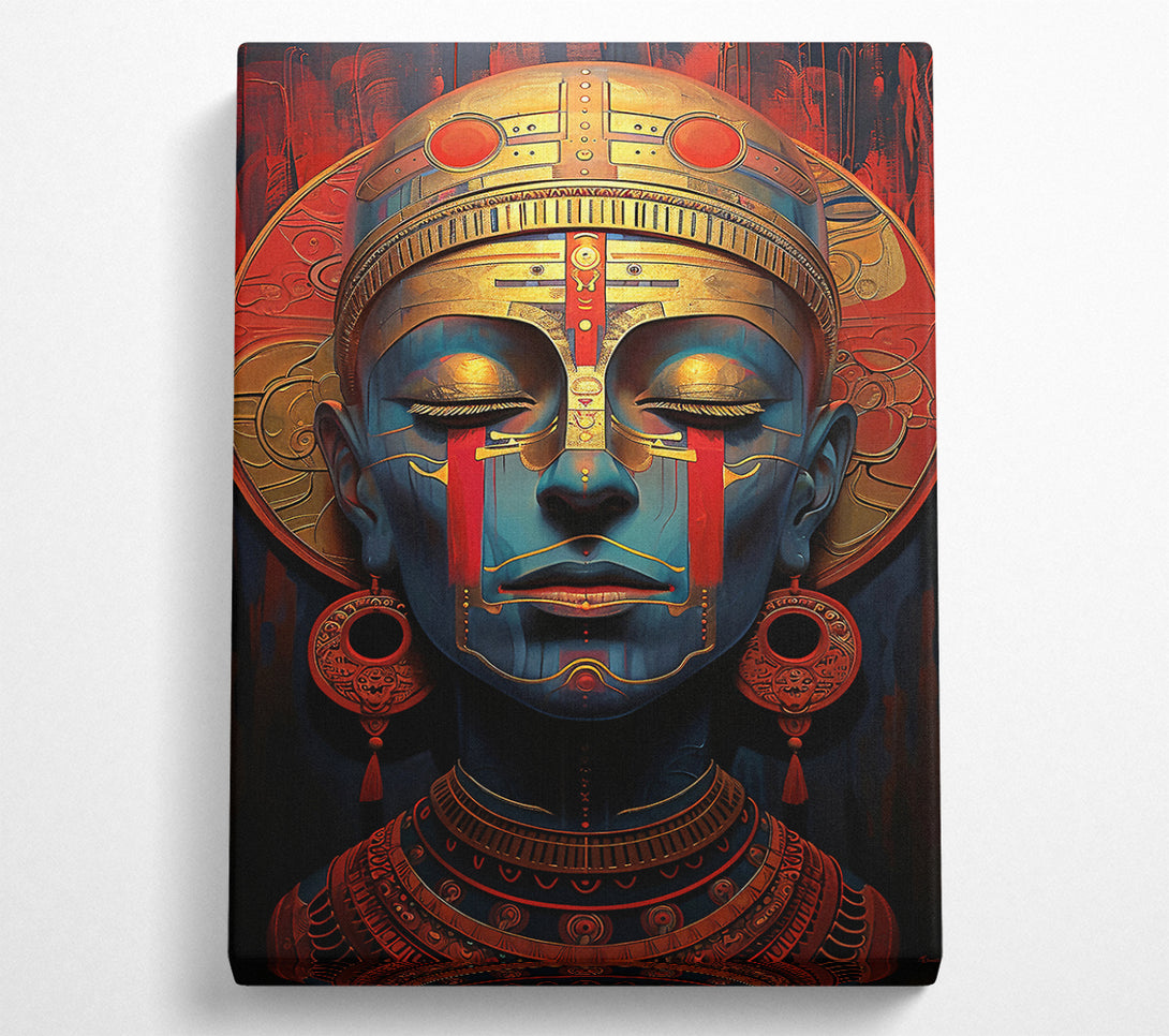  A Canvas Print of Egyptian Female Pharaoh Canvas Wall Art
