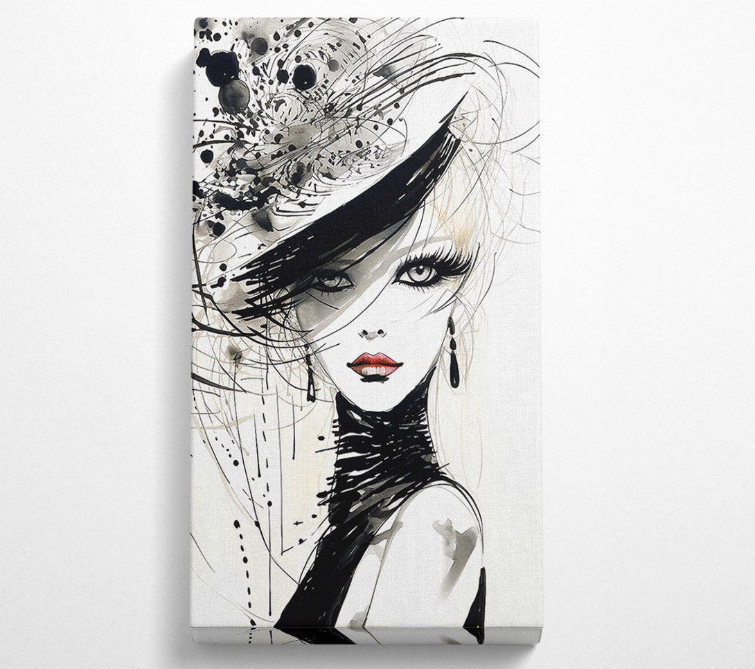  A Canvas Print of Eighties Style High Fashion Canvas Art