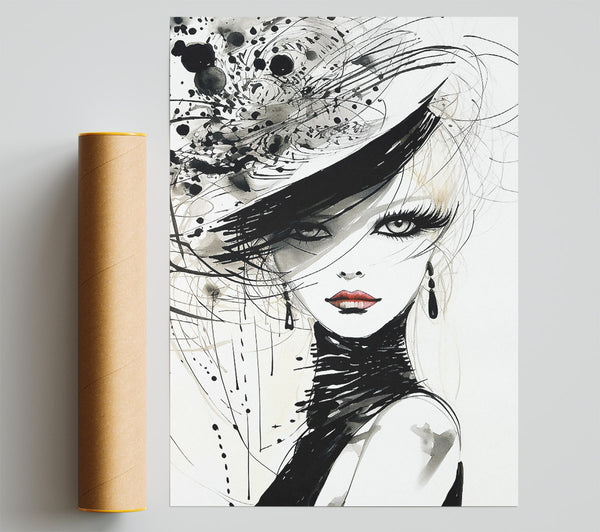 Eighties Style High Fashion Giclee Print