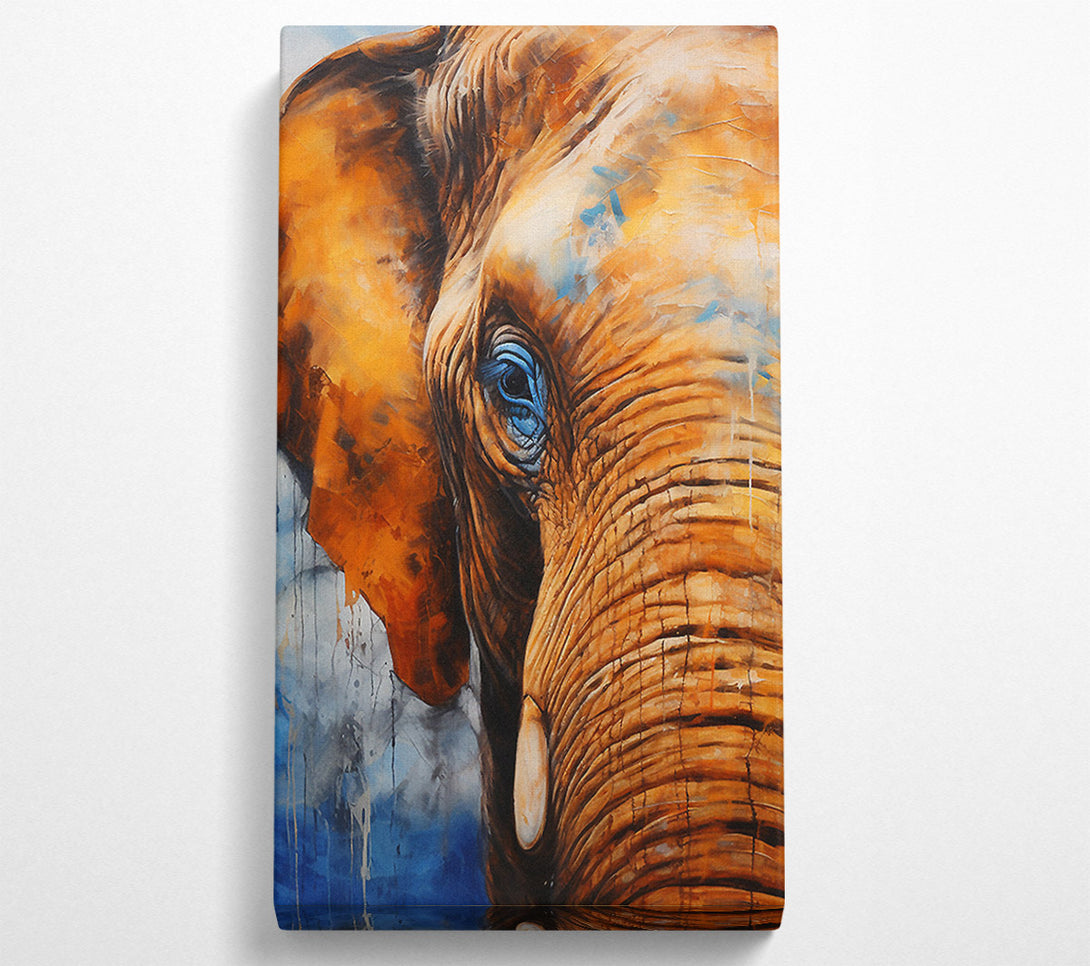  A Canvas Print of Elephant Watercolour Canvas Wall Art