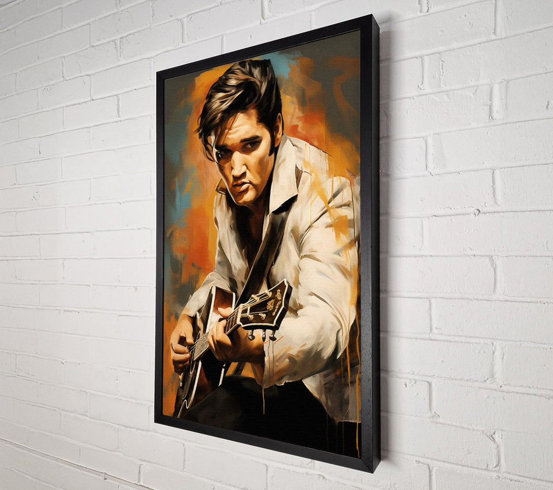  A Canvas Print of Elvis Painting Canvas Print