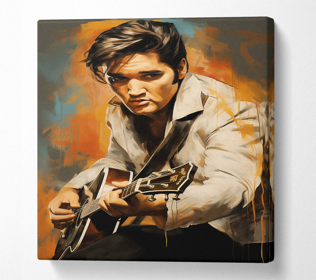  A Canvas Print of Elvis Painting Canvas Print