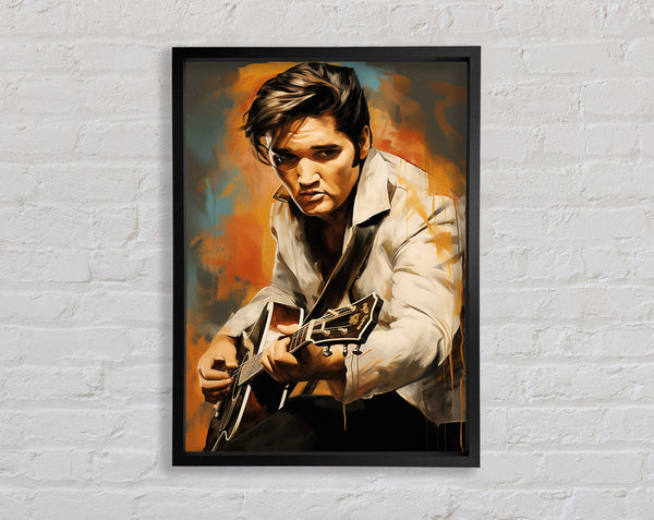 Elvis Painting Framed Print