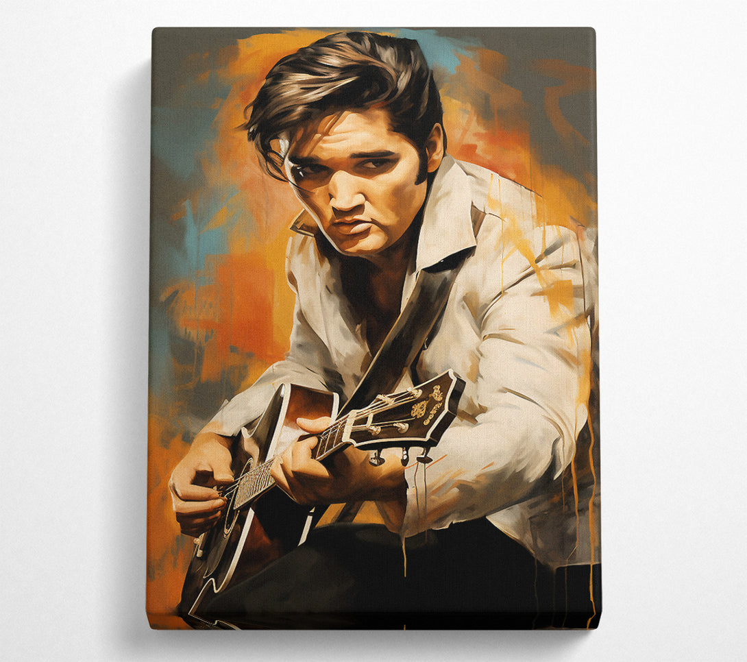  A Canvas Print of Elvis Painting Canvas Print