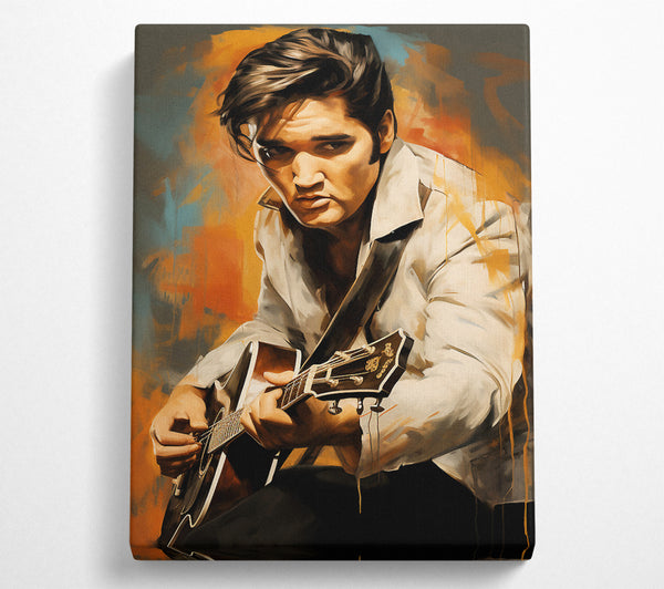  A Canvas Print of Elvis Painting Canvas Print