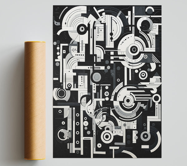 Engineering Abstract Giclee Print