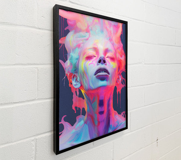 Explosion Of Pink Face